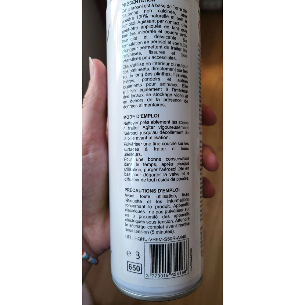 Terre de diatomée anti-punaises de lit 500 ml BIOCINOV - 2