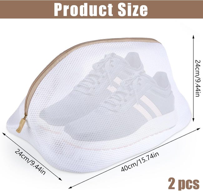 Sacchetto Scarpe Lavatrice, 2 Pezzi Sacchetti Lavatrice Biancheria Sacchetto Scarpe Lavatrice, 2 Pezzi Sacchetti Lavatrice Biancheria