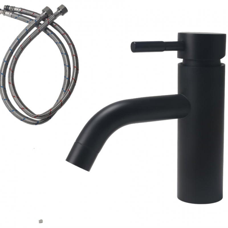 Bateria kuchenna ze stali nierdzewnej 304, bateria z wężem, do łazienki lub umywalki, ciepła i zimna woda