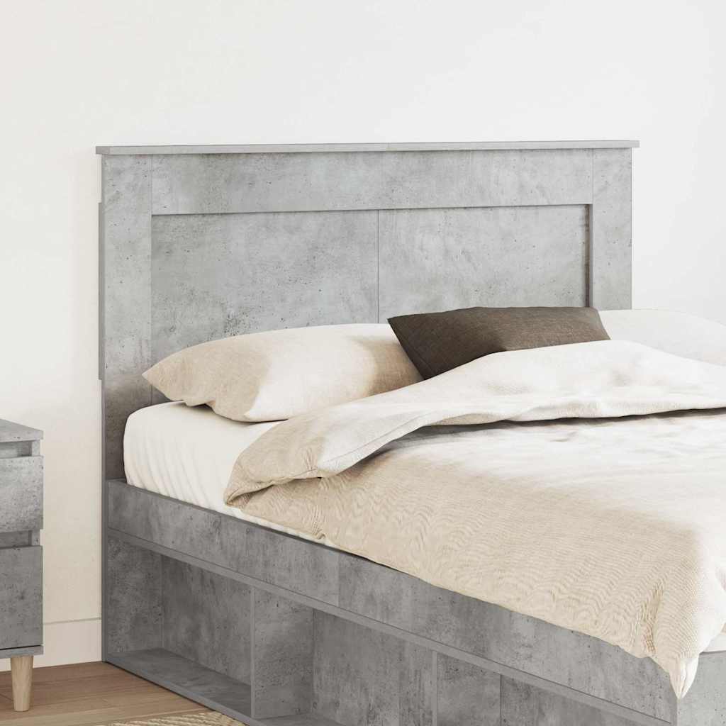 Tête de lit Gris béton 120 cm Bois d'ingénierie | Leroy Merlin