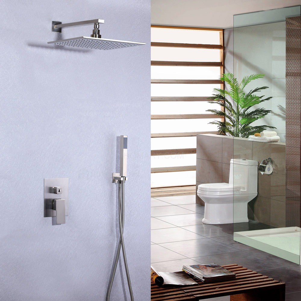 Caniveau De Douche En Acier Inoxydable Carrelé 100 Cm Et Siphon Set Complet Argent Plat Luxebath