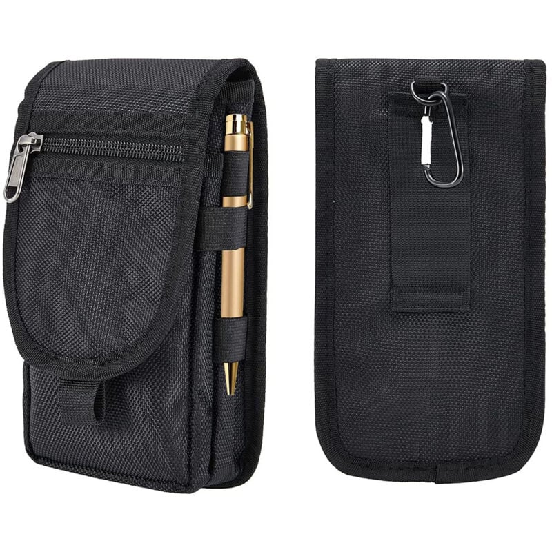 Étui Ceinture Pochette Téléphone Holster Grande Capacité - Sacoche Ceinture Homme Multi-usages Molle
