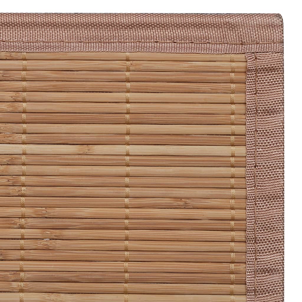 Maison Exclusive - Tapete retangular bambu 80 x 300 cm castanho - 6