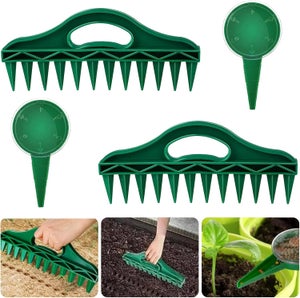 Distributeur de Semences,4 Pièces Entretoise de Graines de Jardin avec Distributeur,Semoir à Graine,Jardinière de Sol à 12 Trous,Entretoise de Semis | Leroy Merlin