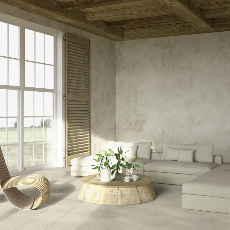 Dalle de sol PVC clipsable sous-couche intégrée effet pierre sandy stone GERFLOR Senso Premium Rigid Acoustic - 4