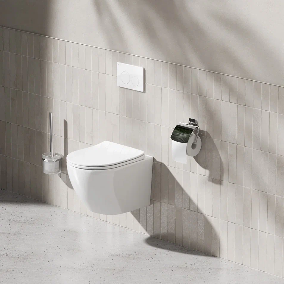 Cuvette WC Suspendu Blanc Toilette Suspendu FlashClean sans rebord avec couvercle de siège Softclosing, CXB1701SC Blanc AM.PM - 2