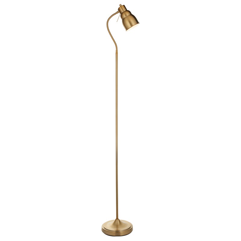 Lampa stojąca elastyczne ramię uchwyt CLASSIC FLEXI mosiężna szczotkowana 1xGU10x7W metal wym:163x23x43,5cm IP20 Endon