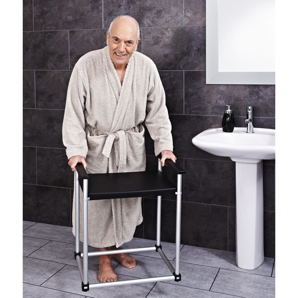 LARS360 Tabouret de Salle de Bain de Bain Avec Accoudoirs et Dossier