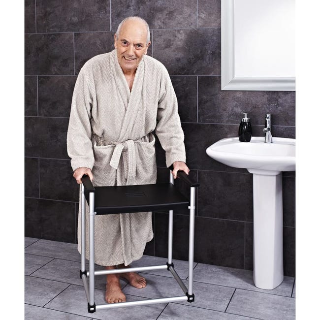 LARS360 Tabouret de Salle de Bain de Bain Avec Accoudoirs et Dossier LARS360 Tabouret de Salle de Bain de Bain Avec Accoudoirs et Dossier