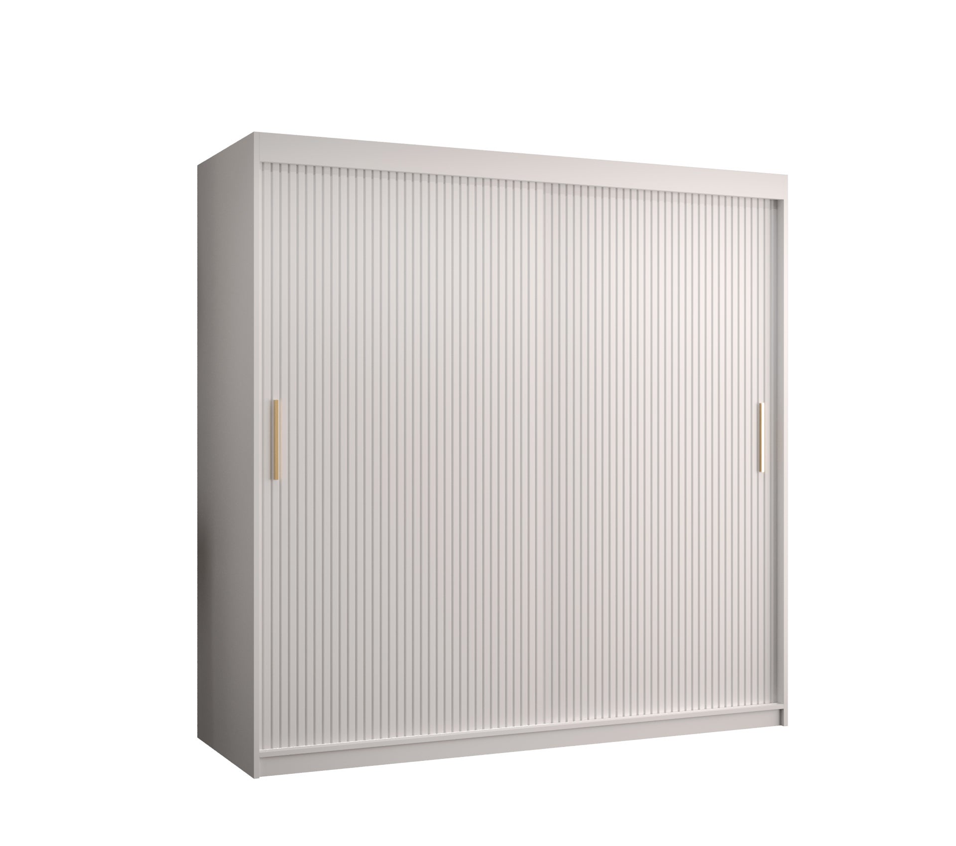 Szafa przesuwna garderoba RIFLO SLIM 1 180 x 62 x 200 cm Biały - Abiks Meble