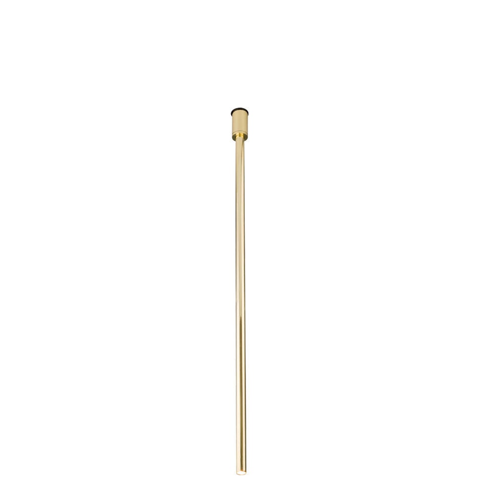 Lampa sufitowa wisząca Alha mosiądz polerowany 1xG9x2.5W wym: 90 x 4,5 x 4,5 cm mosiądz Dohar