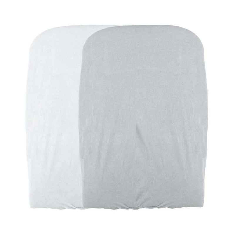 DOMIVA Lot De 2 Housses De Matelas à Langer Aqua/Perle Vert - Éponge Douce Pour Bébé