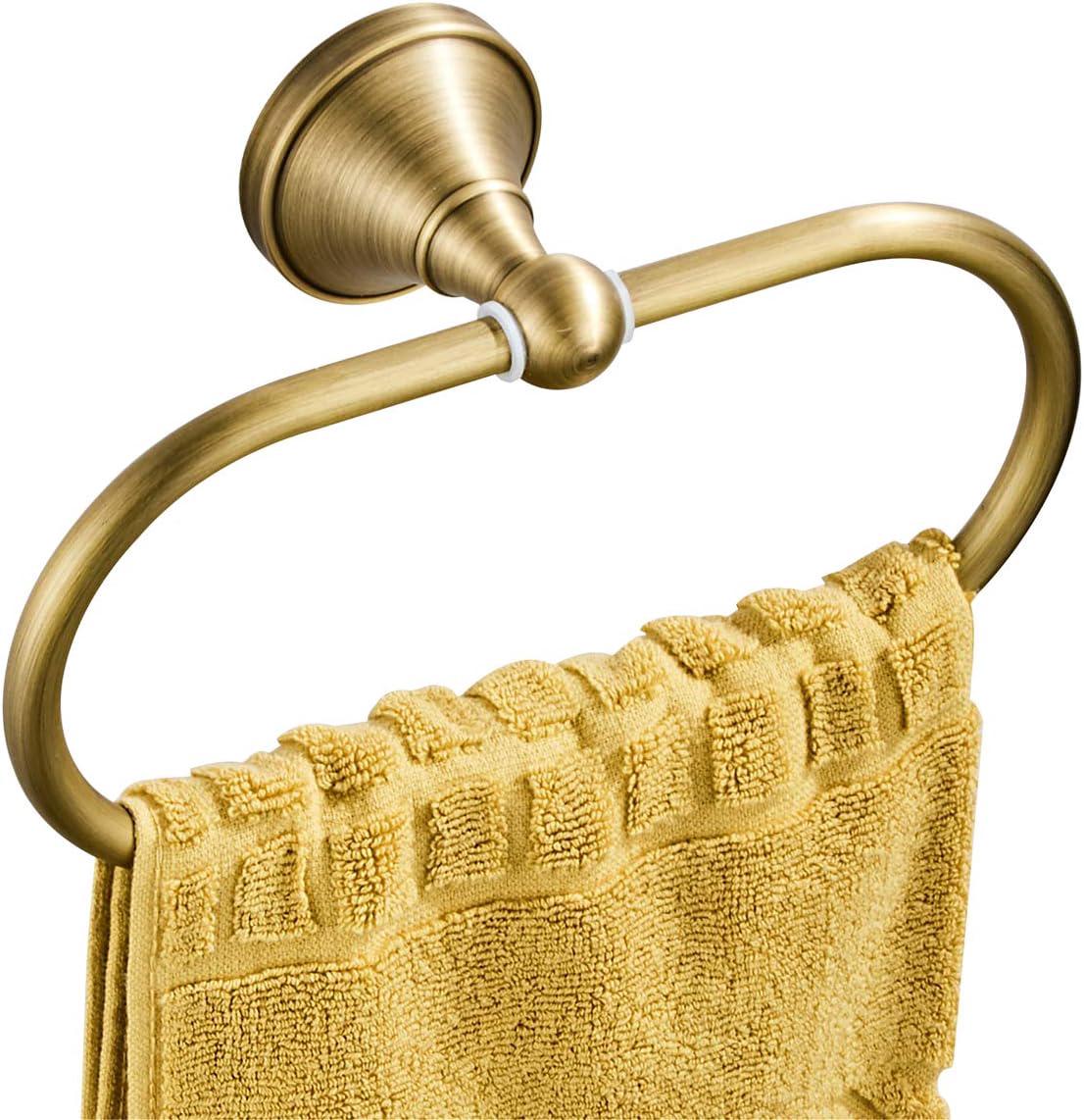 Porte-manteau / Porte-serviette En Bronze Doré Chiarini Italy - Fait Main