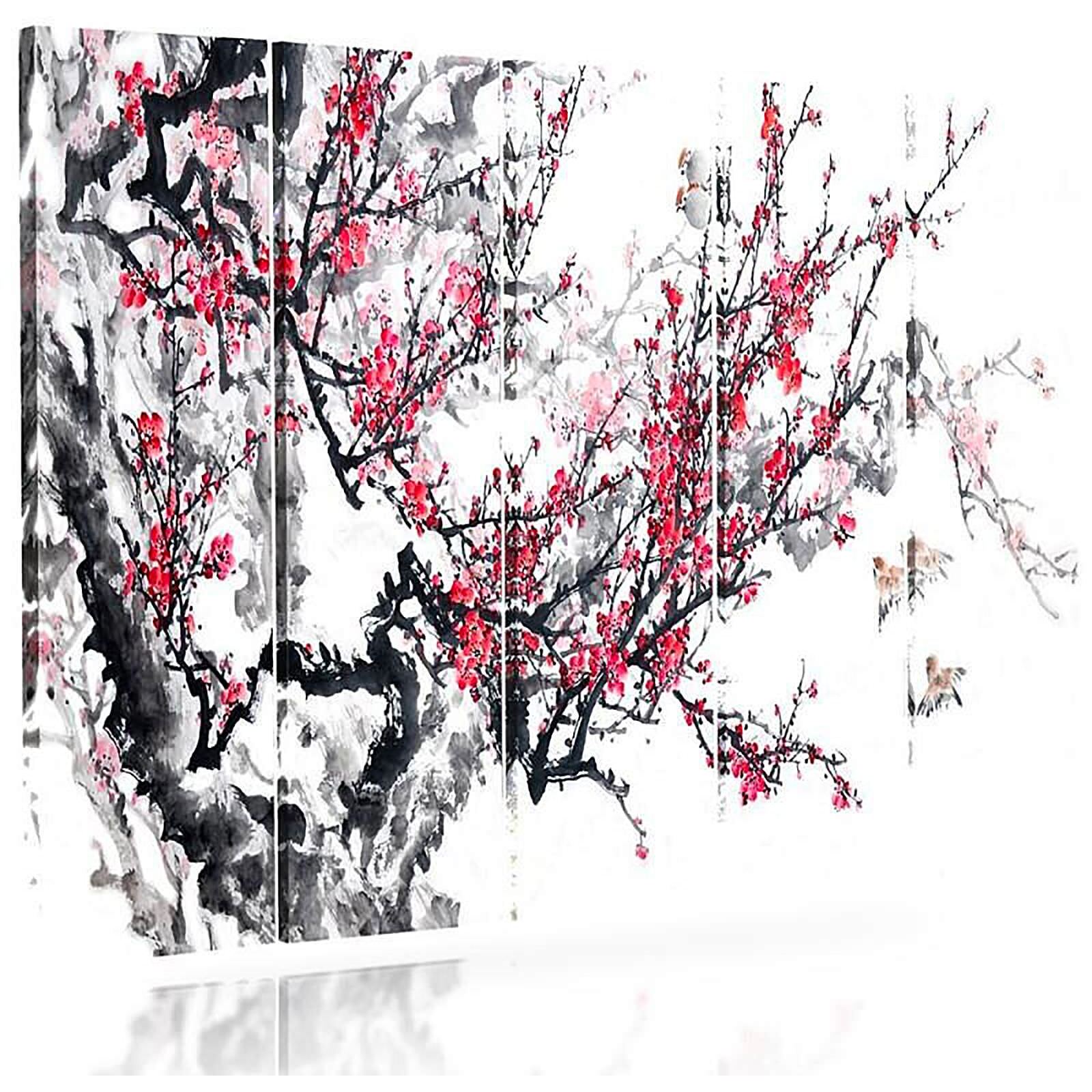 Tableau cerise japonaise - 250 x 120 cm - 2
