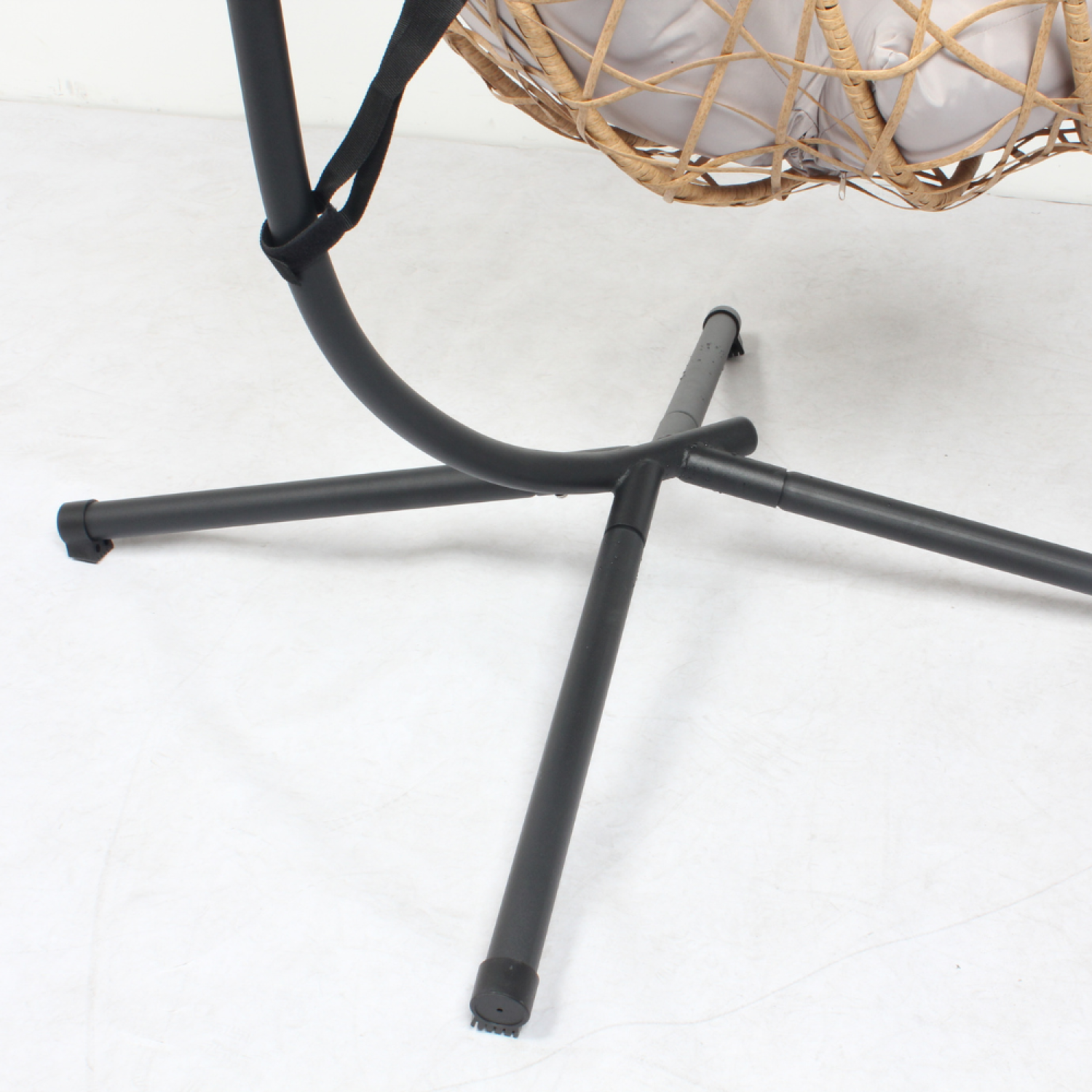 CUZCO Poltrona suspensa com efeito rattan - 7
