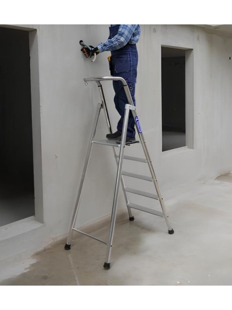 TUBESCA-Comabi - Escabeau aluminium grande plateforme Probat – 4 à 12 marches - 2