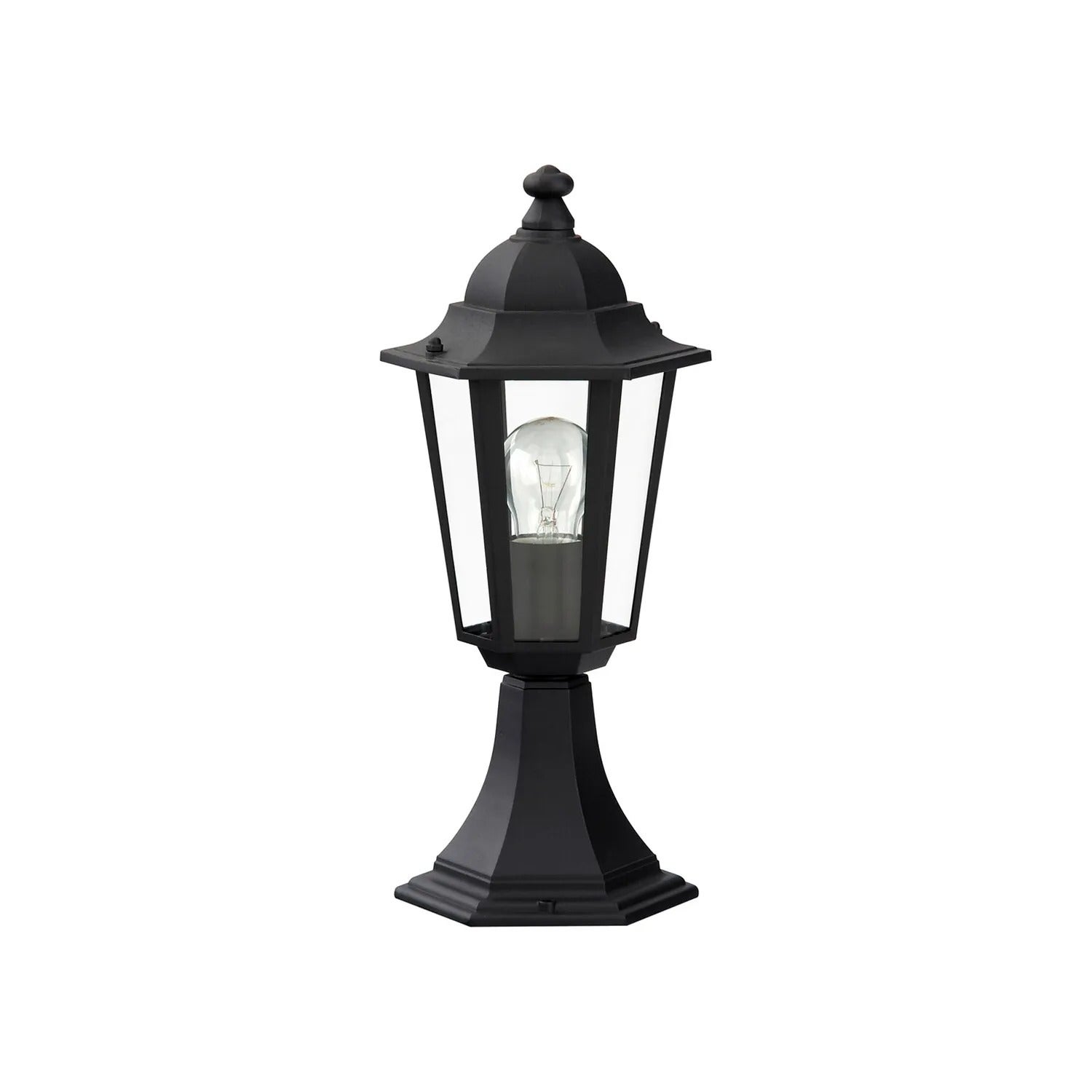 Lampa ogrodowa stojąca Velence czarna 1xE27x60W IP43 wym: 40 x 21 x 21 cm metal Rabalux