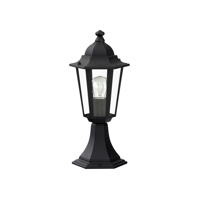 Lampa ogrodowa stojąca Velence czarna 1xE27x60W IP43 wym: 40 x 21 x 21 cm metal Rabalux