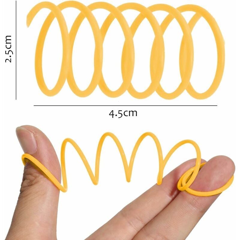 20pcs jouets pour chat, ressorts hélicoïdaux en plastique créatifs