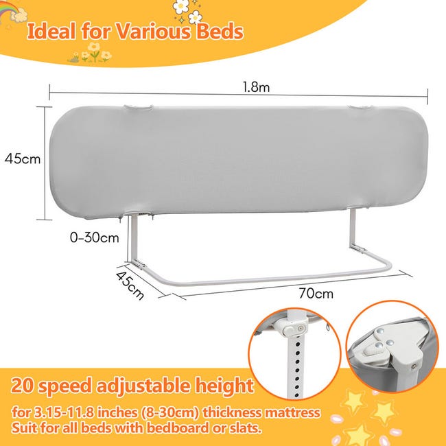 Barriera-letto Cm 180 in Sicurezza del bambino Barriera-letto Cm 180 in Sicurezza del bambino