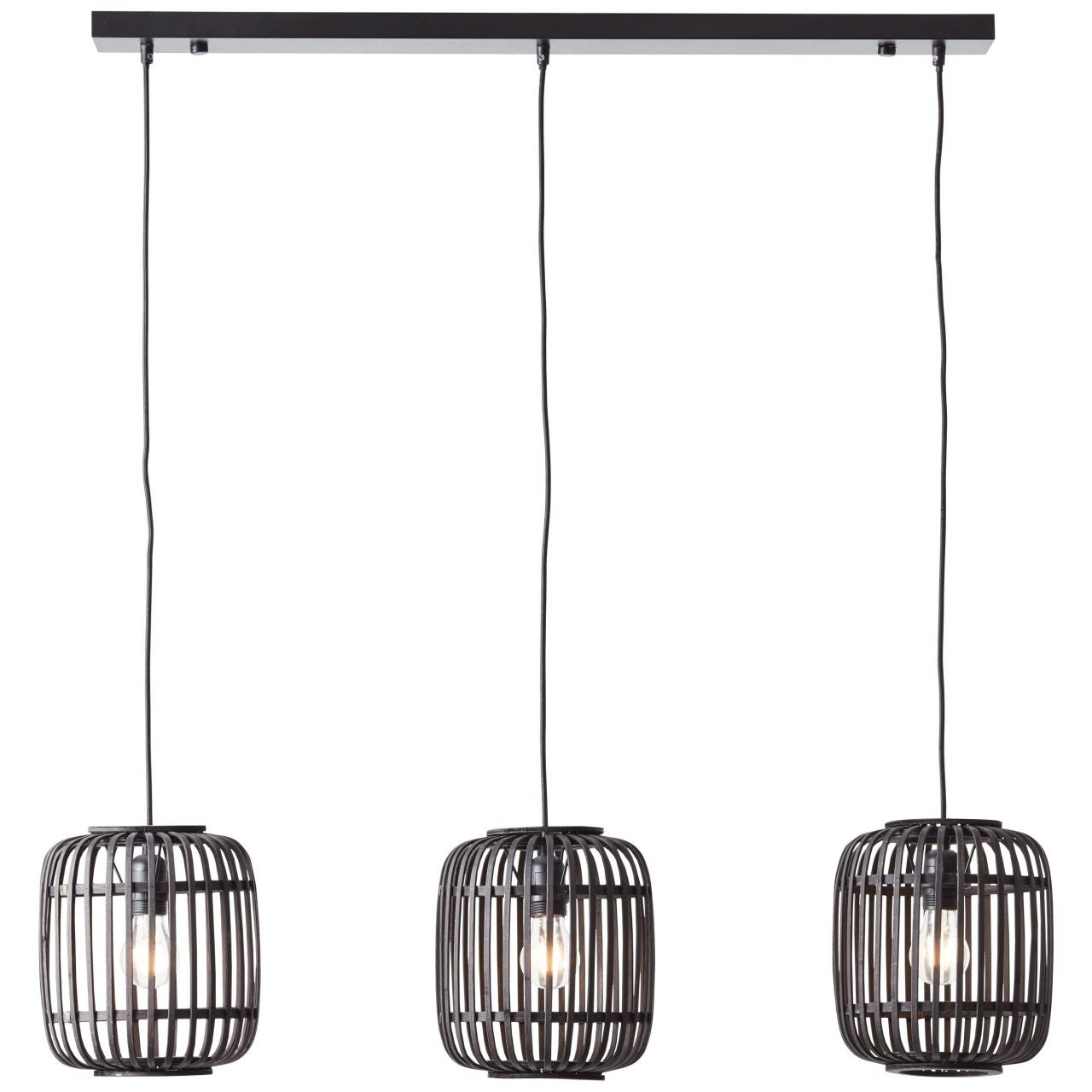 BRILLIANT Sergioro 2-płomienna matowa czarna zewnętrzna lampa ścienna | 2x A60, E27, 20W, odpowiednia do zwykłych żarówek (brak w zestawie)