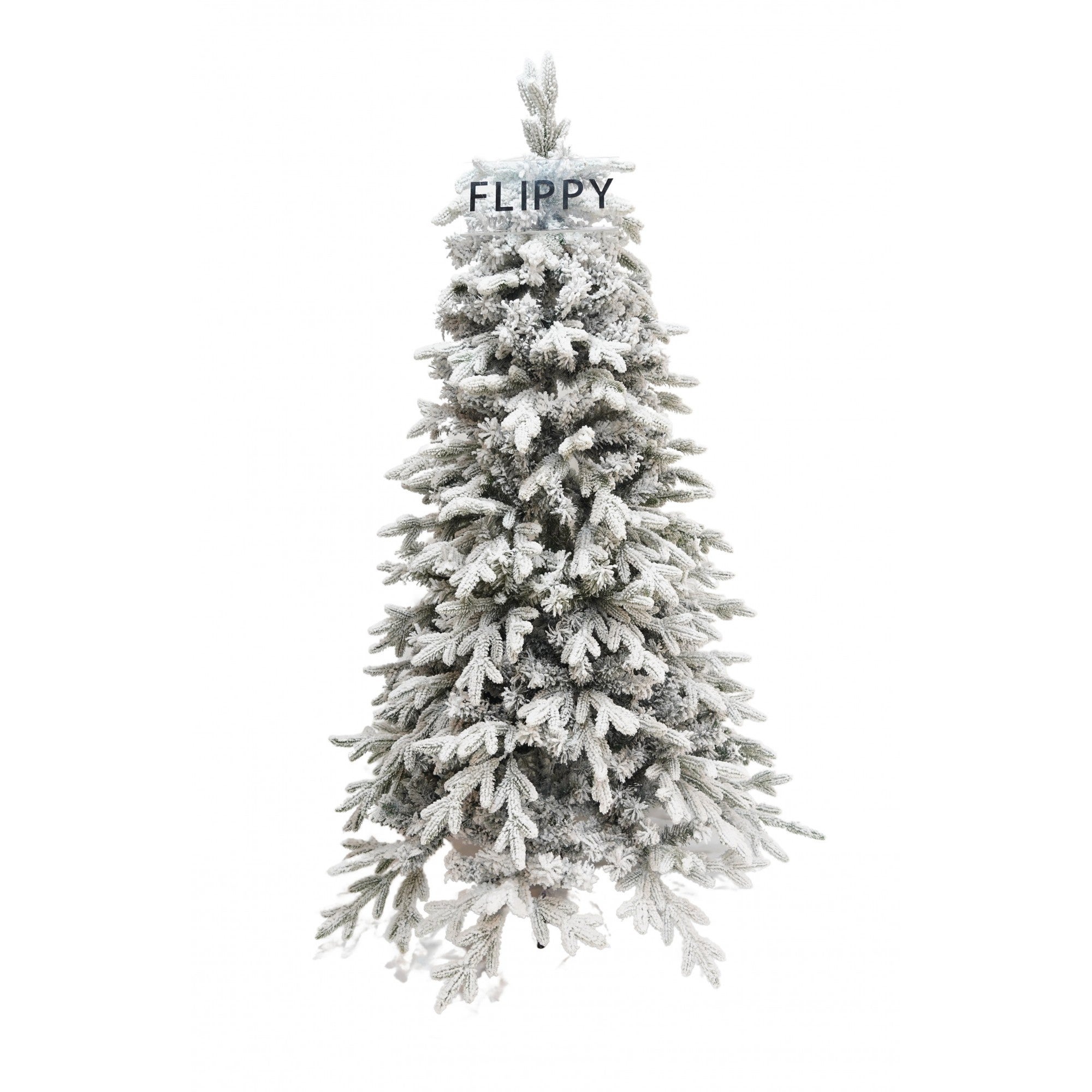 Brad artificial de Craciun Flippy, 1.8 m, verde, nins, 512 ramuri