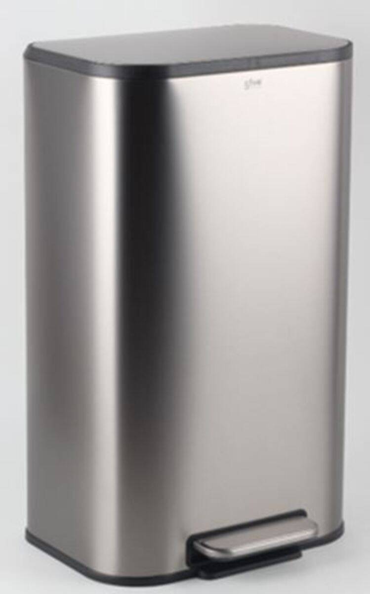 Pattumiera Da Cucina Automatica, Acciaio INOX N ° 235 Capacità 30 L Apertura Contactless Grigio Scuro 36017181