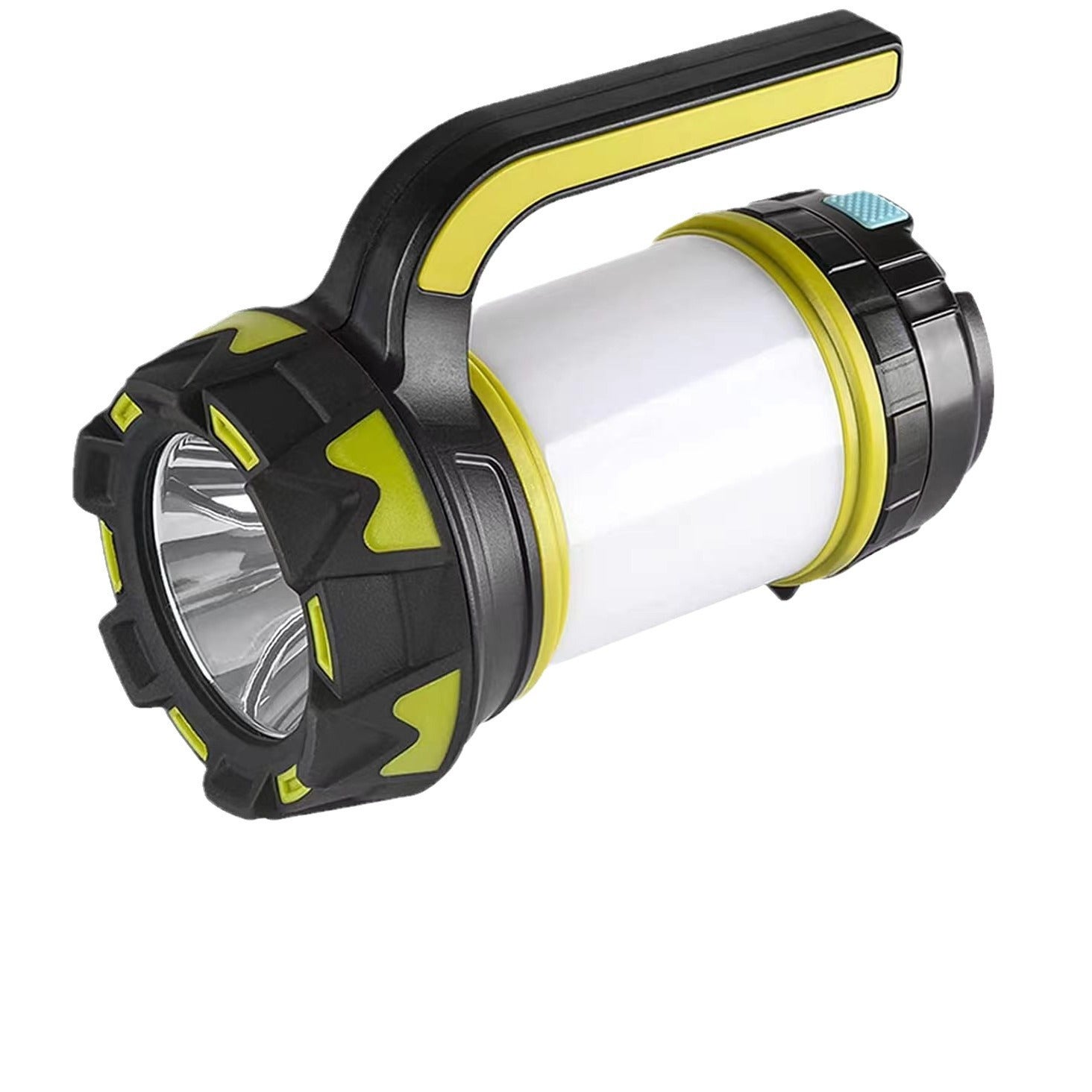 Akumulatorowa latarka LED, przenośny reflektor, dodatkowa moc, 3-trybowa lampa kempingowa, w zestawie kabel USB, wodoodporna