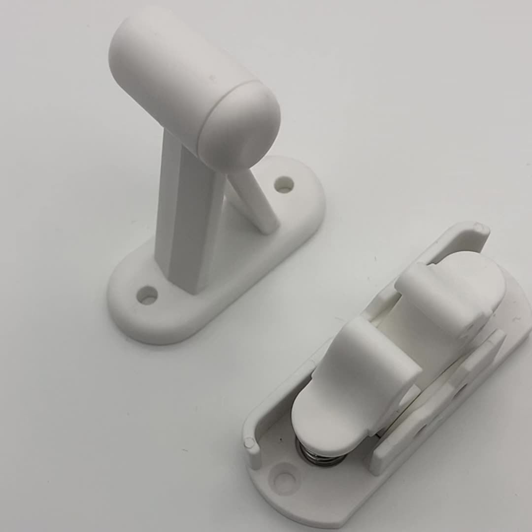 Arrêt de Porte Blanc cale Amovible pour Mobile-Home - 4