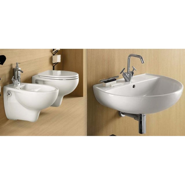 Sanitari bagno sospesi e lavabo Geberit Colibr�
