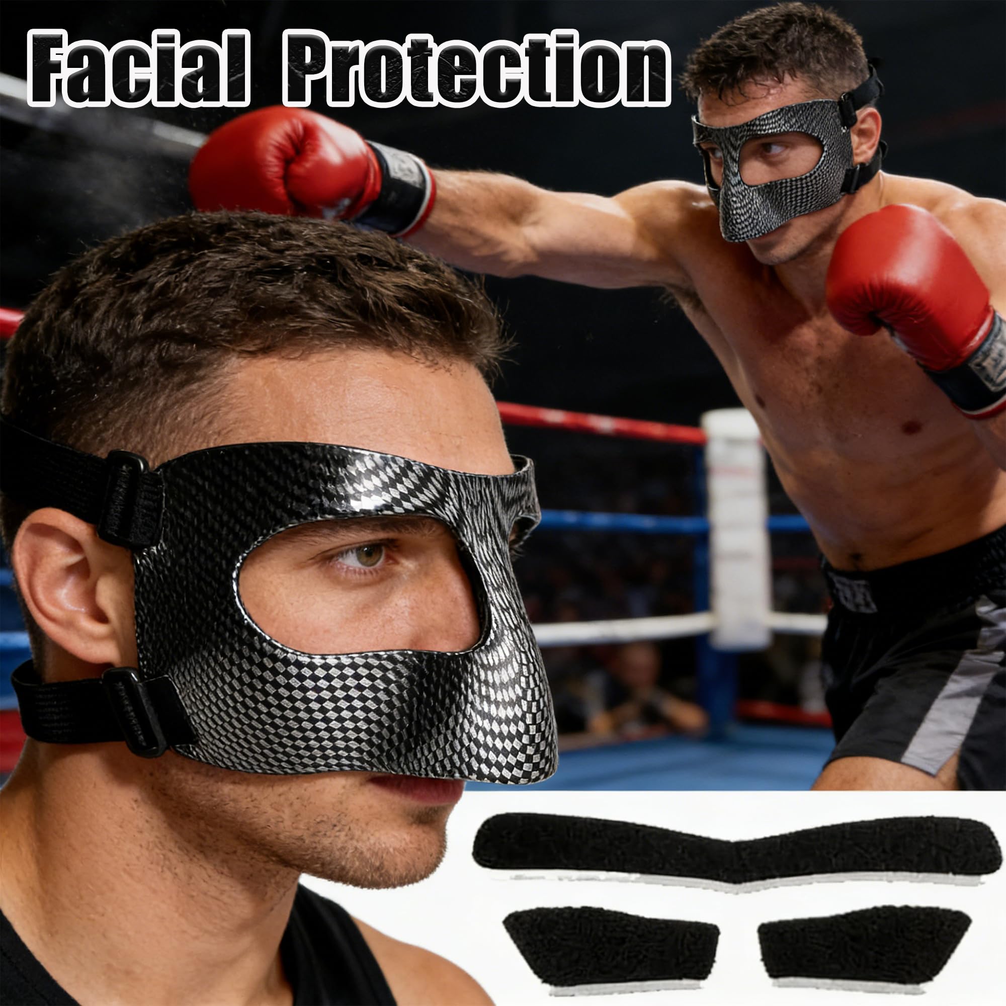 Masque de Protection Nez, Protège-Nez pour Nez Cassé - 2