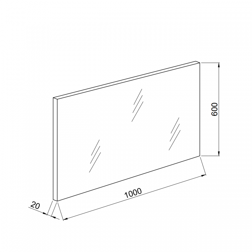 Meuble de salle de bain tiroirs gris mat, côtés en chêne blanc 100cm | Magnolia - 8