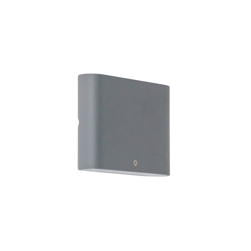 Lampa ścienna antracytowa 11,5 cm z LED IP65 - Batt