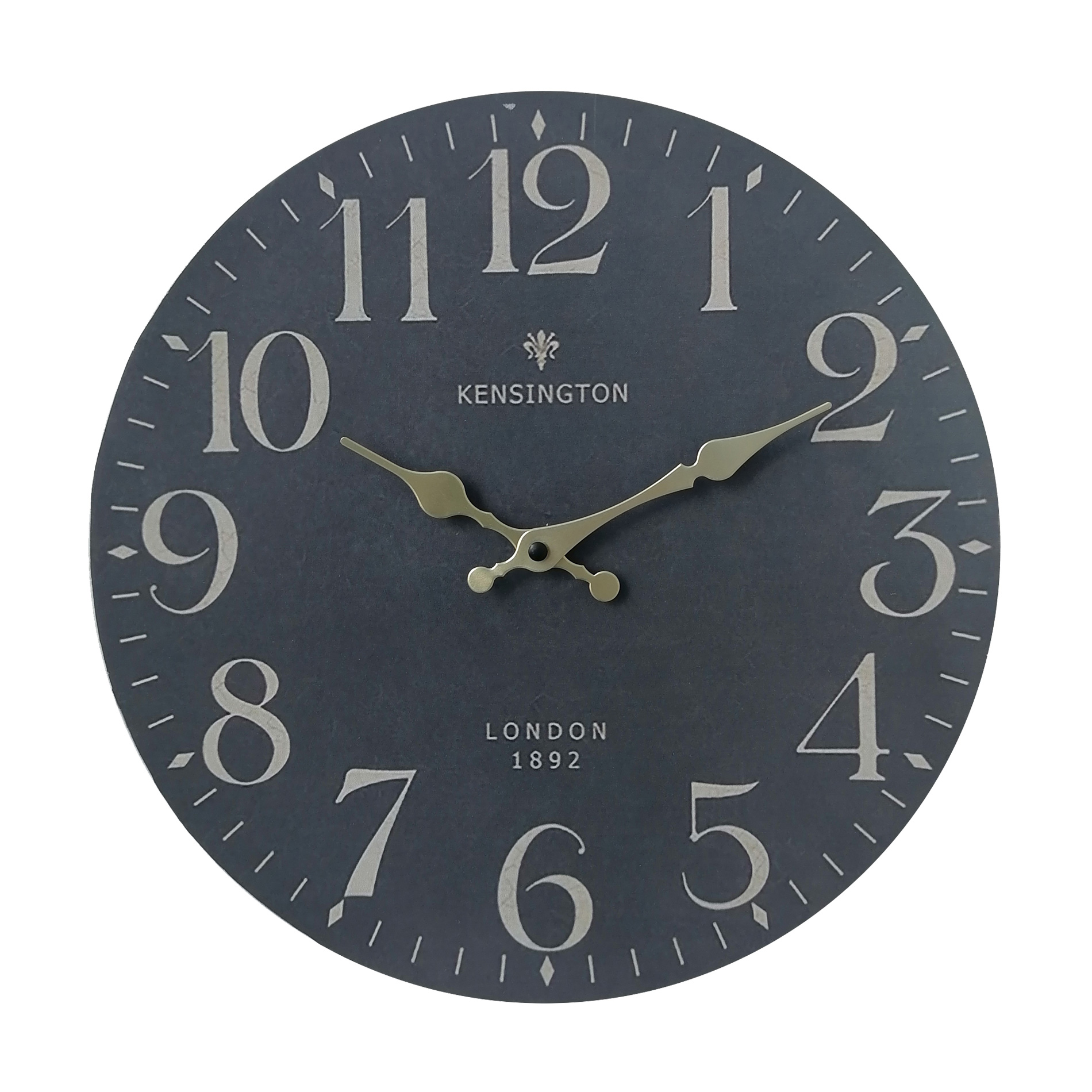 Rebecca mobili reloj colgante vintage negro amarillo mdf estilo clásico idea de regalo