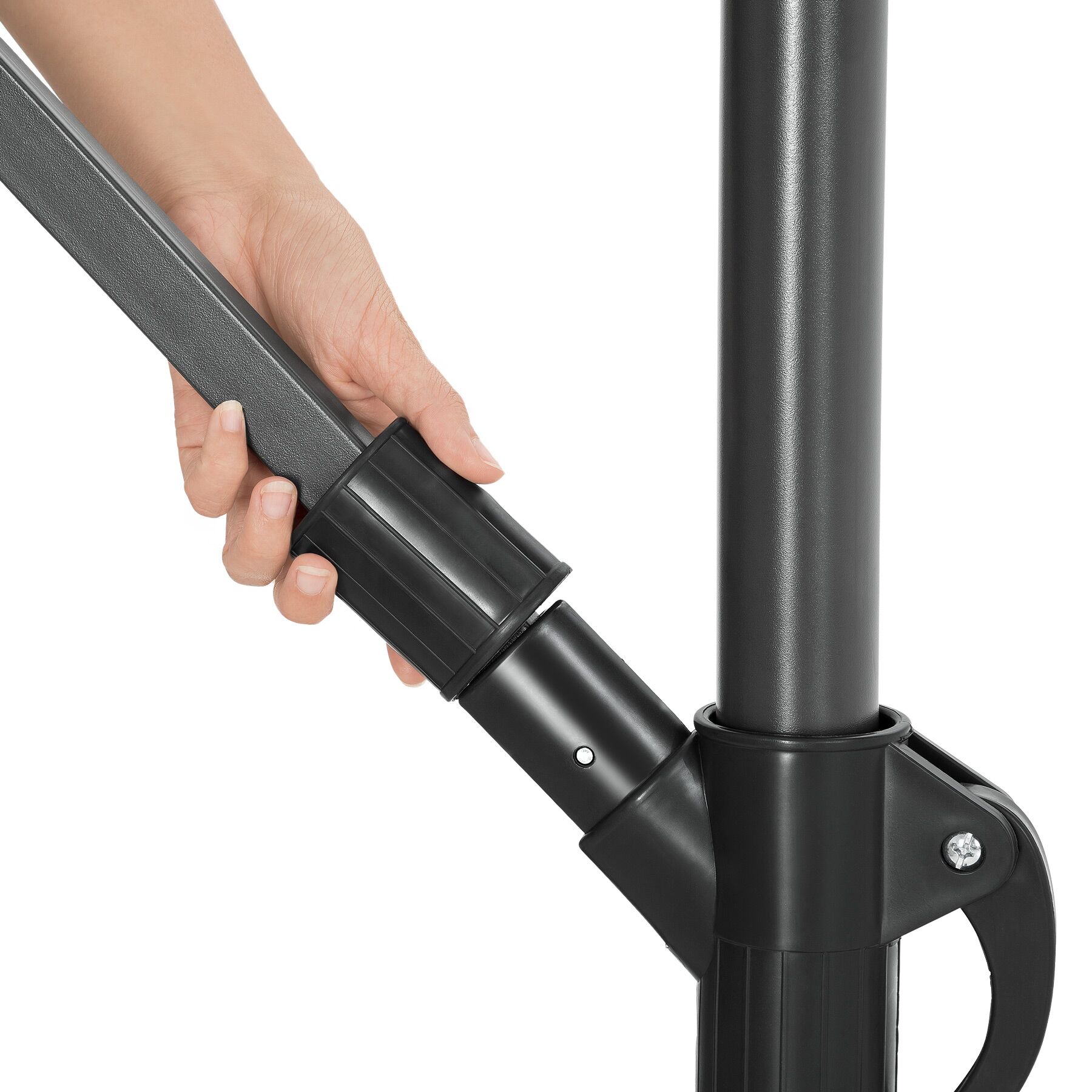 Parasol en polyester avec housse de protection 350 cm TECTAKE - 8