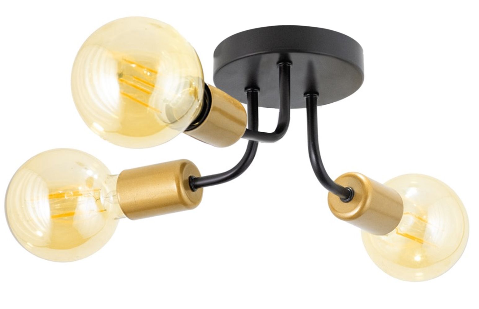 Lampa Sufitowa Wisząca Toolight App1117-3C Czarny