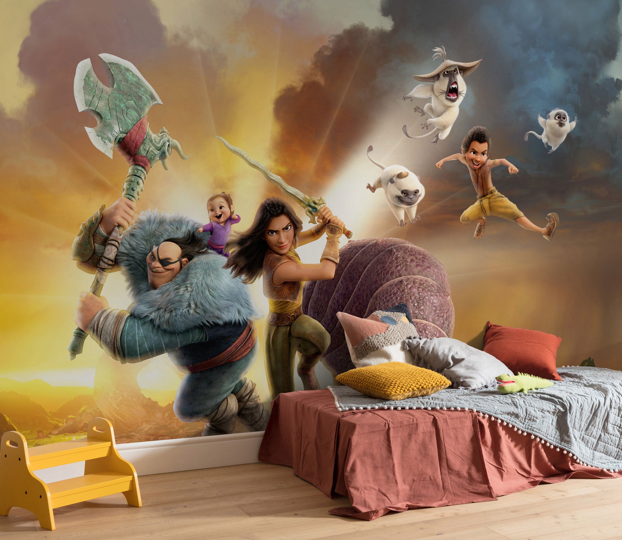Fototapeta Raya Disneya wielokolorowym - 400 x 250 cm - DISNEY
