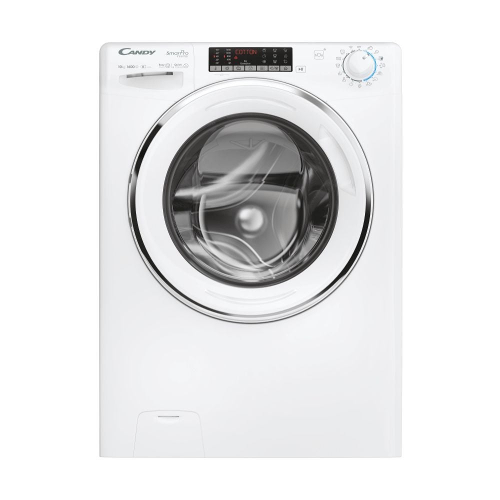 Candy Lavasciuga 10/6 Kg 1400 Giri A – Modello Bianco, 15 Programmi, Vapore, Display Touch, 85x60x54 Cm