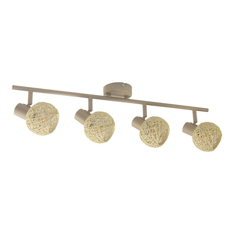 Reflektor sufitowy Spot DEX kaszmirowy 4xE14x10W wym: 17 x 64 x 9,5 cm IP20 Milagro