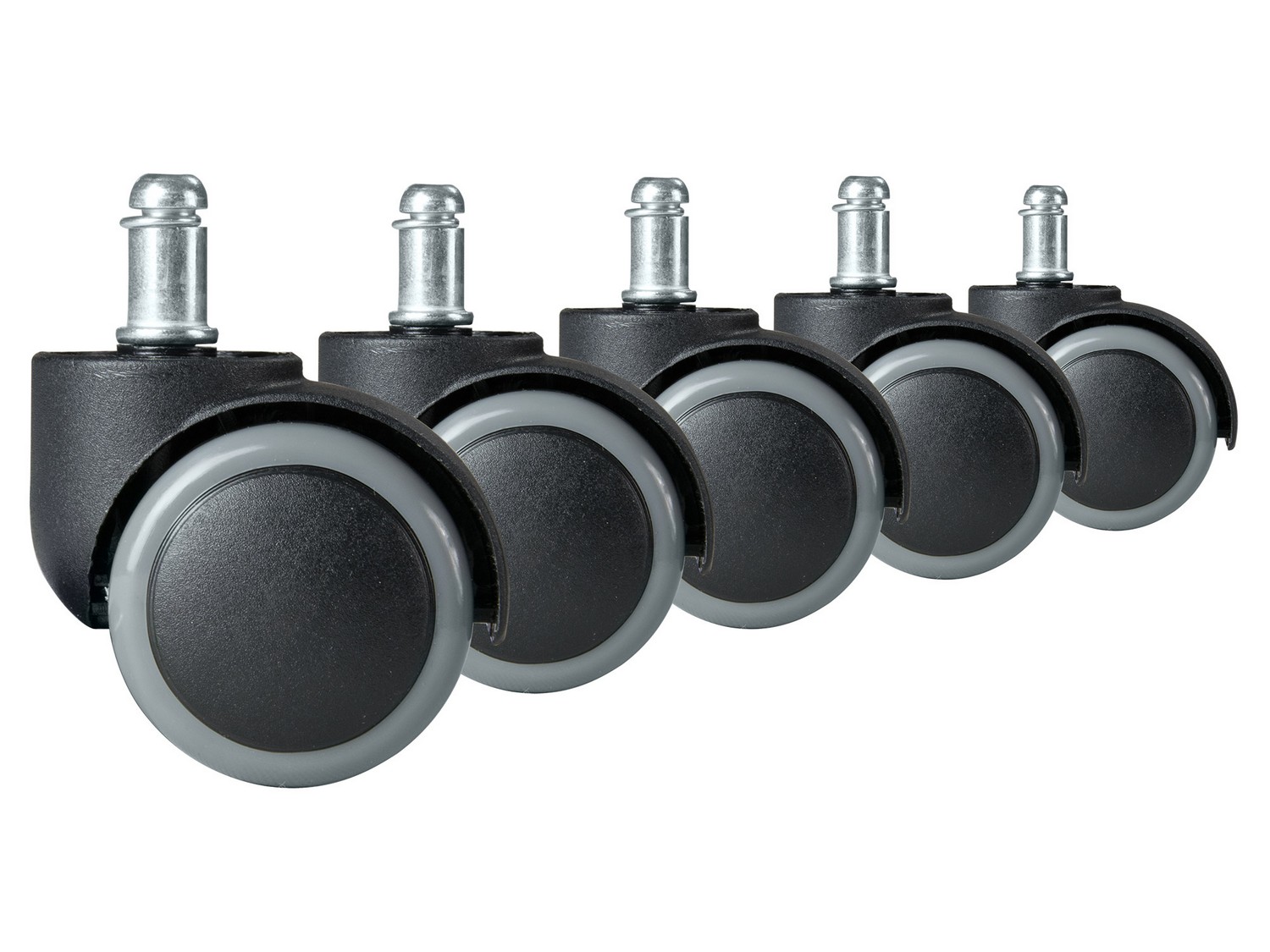 Chulovs Lot De 5 Roulettes De Rechange En Caoutchouc Pour