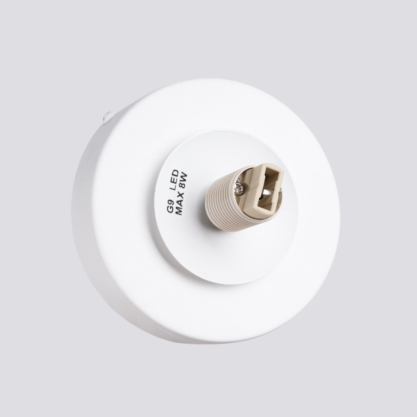 Kinkiet ścienny Yoli biały 1xG9x8W nad lustro z włącznikiem wym: 12 x 12 x 14 cm szkło IP20 Sollux Lighting - 4