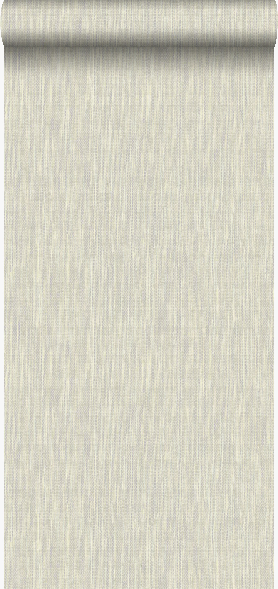 Papel pintado fibra vegetal en efecto lino beige - 53 cm x 10.05 m - origin wallcoverings