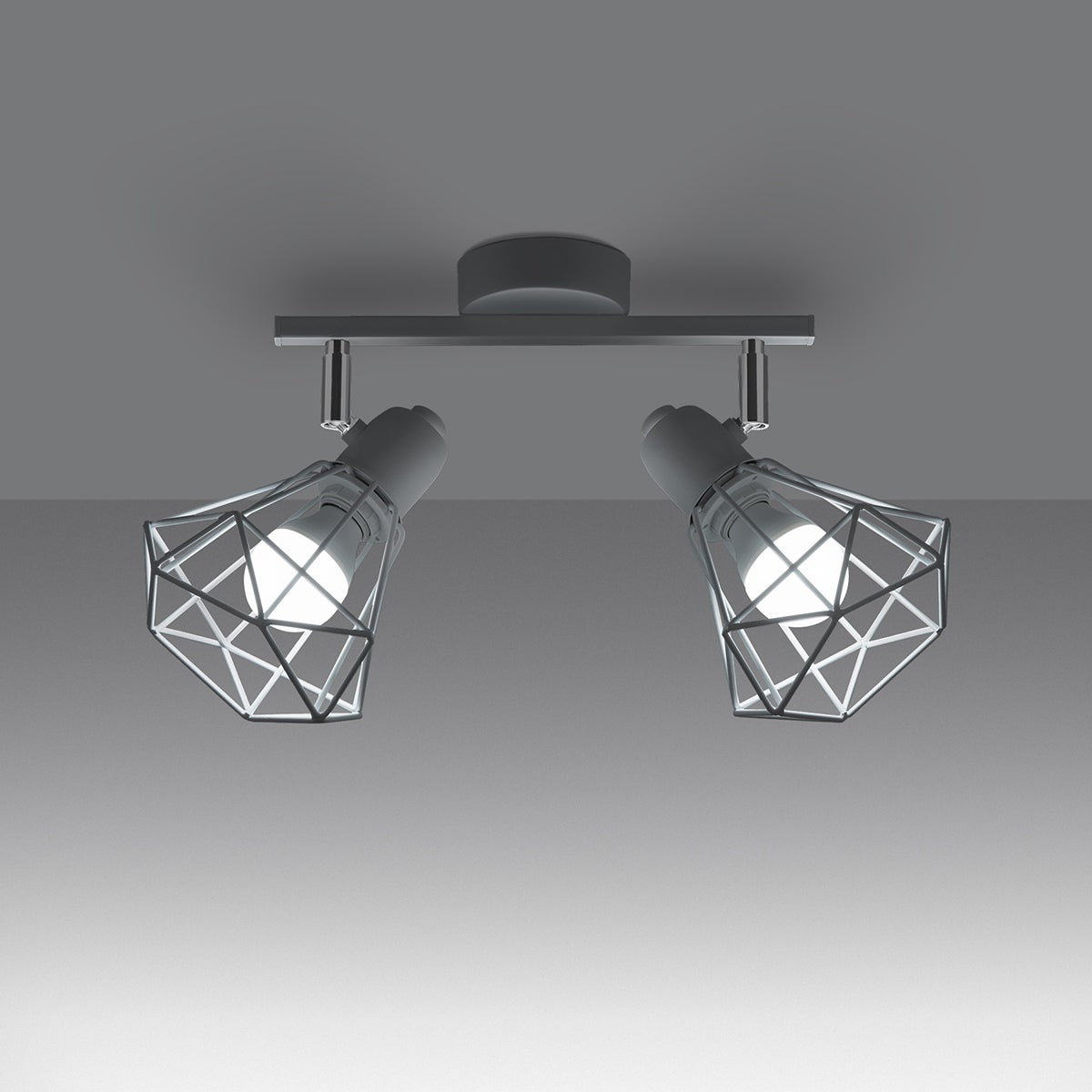 Plafon LUNOVA 2 biały LED 3000K - 31x17x19cm Sollux