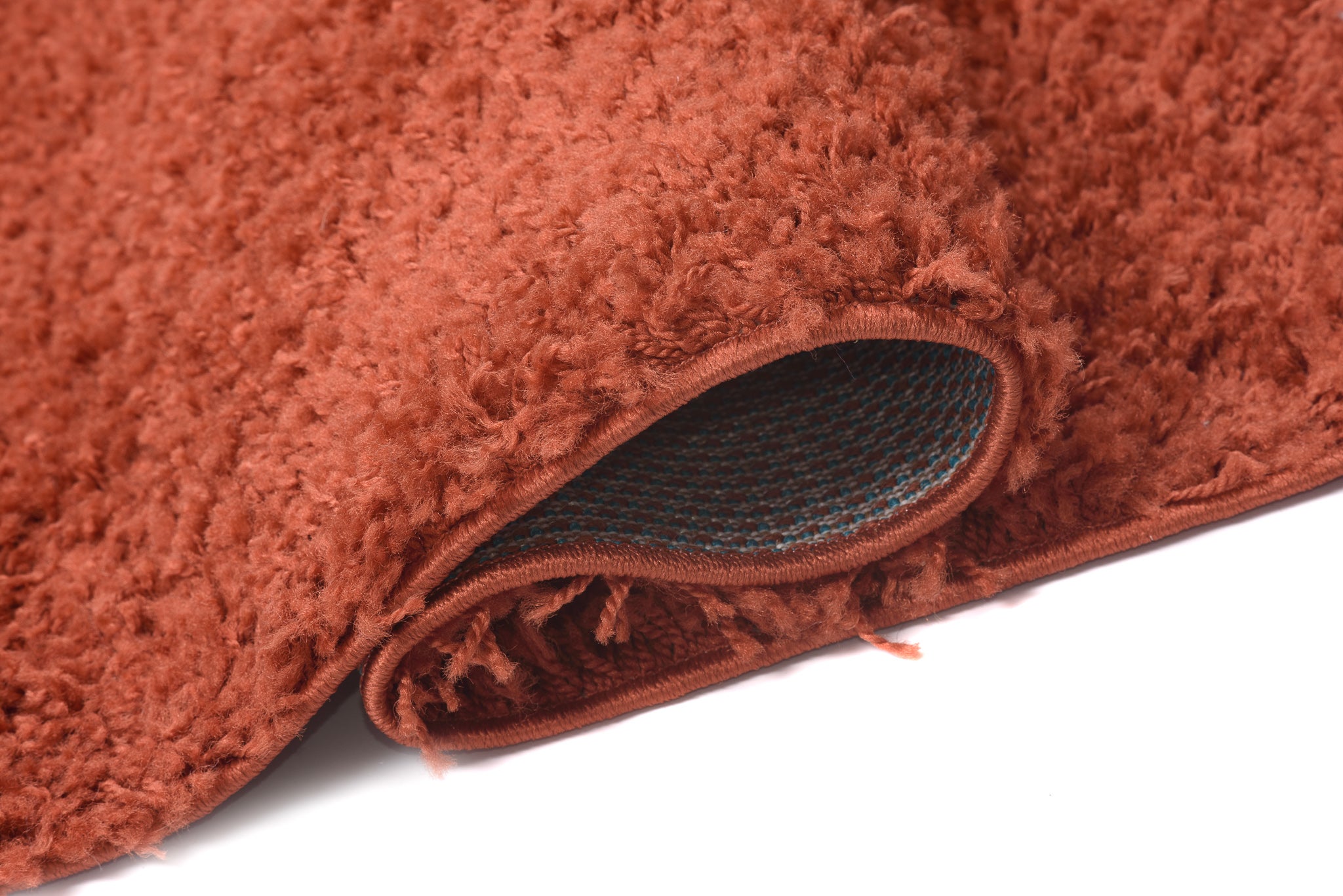 Tapiso Essence Tapis Shaggy Poil Long Moderne Rouge Brique Uni Salon Chambre Ado Enfant Moelleux Super Doux OEKO-TEX 200 x 300 cm - 4