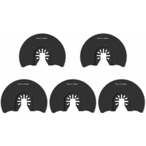 Lot De 3 Lames De Scie Oscillantes – Courbées, Segmentées Et Demi-cercle En Carbure