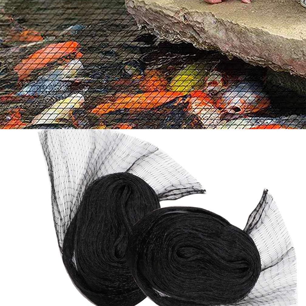 1 rolo de rede de jardim preta (2m x 3m) - proteção antipássaros para plantas, vegetais, frutas, flores, reutilizável, rede grande, rede para V - 7