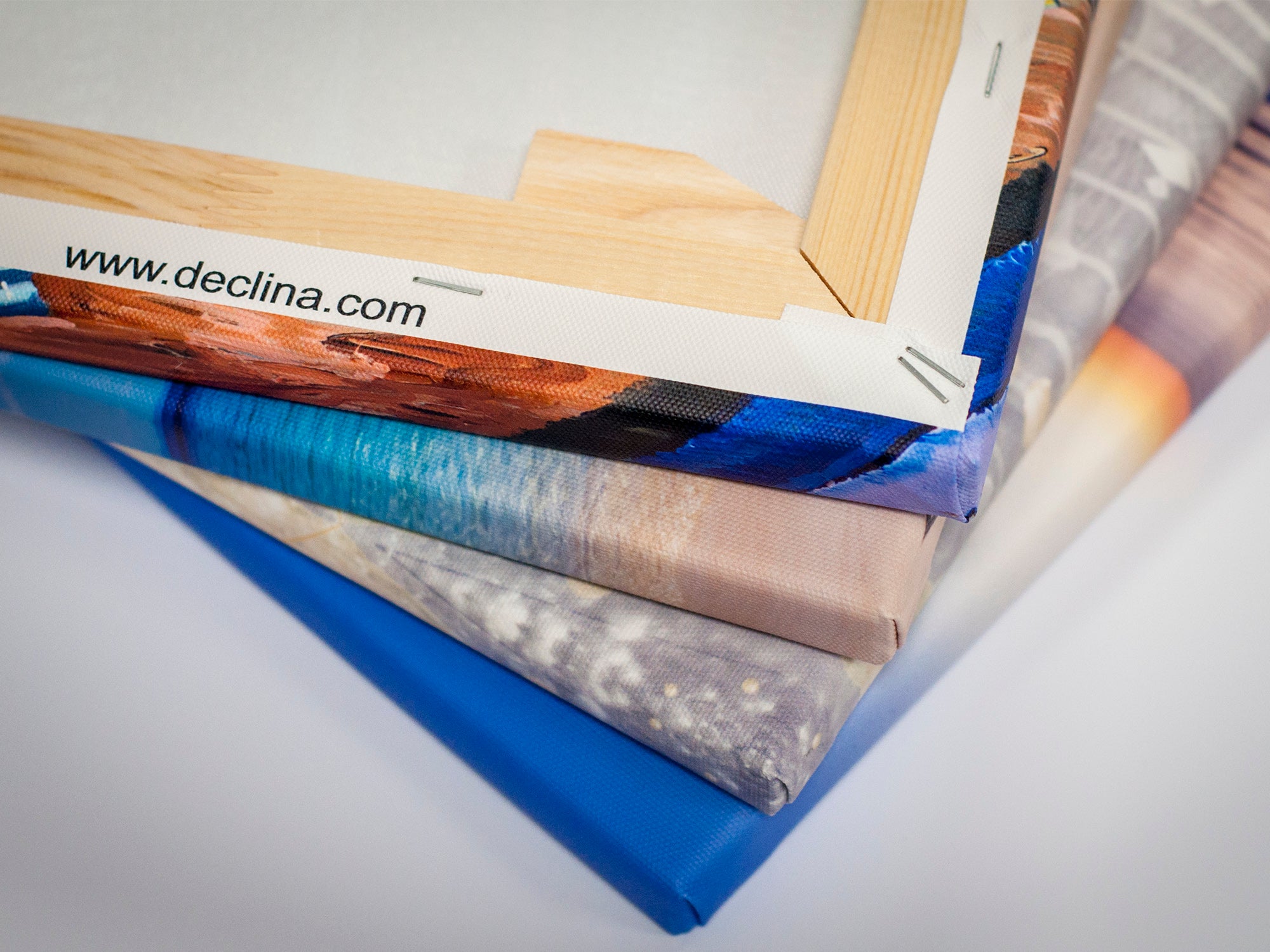 DECLINA, Tableau toile imprimée paysage, Tableau panoramique FORET EN AUTOMNE, 120x50 cm - 4