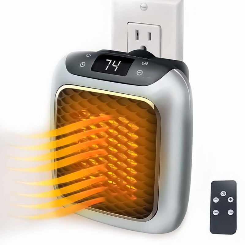 Calefactor cerámico inteligente, calefactor eléctrico con toma de