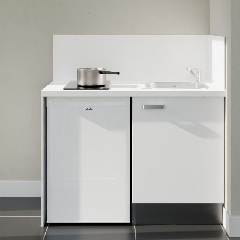 Kitchenette K08L-PT - 120 cm avec plan de travail et évier - 2