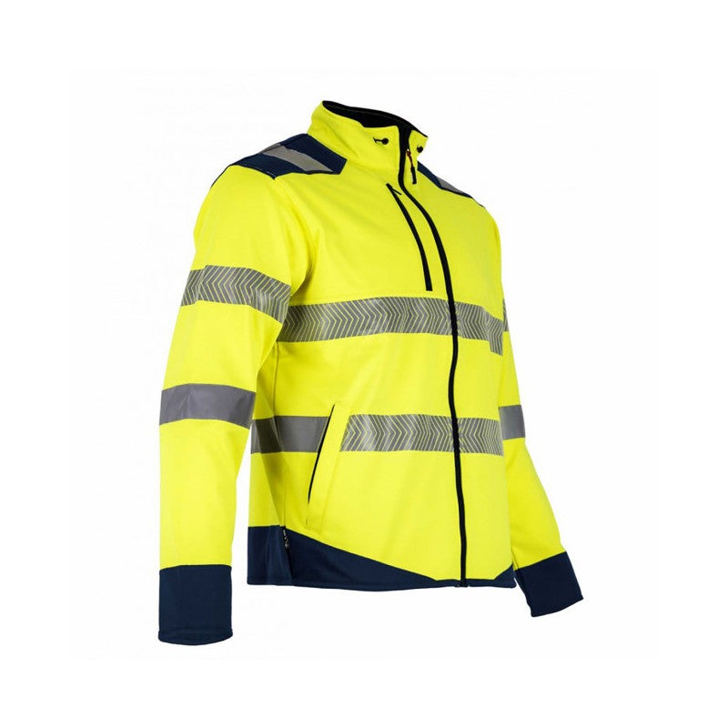 Veste Polaire Haute Visibilité Blauw Marine / Oranje Fluo Taille S Modele Altair De La Marque Roly